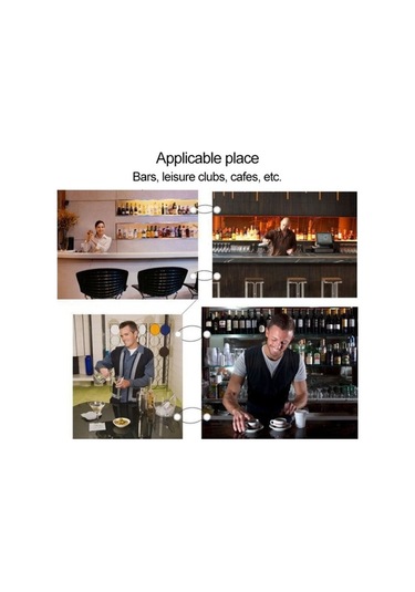 Dancemonkey Ahşap Montajlı 9'u 1 Arada Süper Tasarım Paslanmaz Çelik Kokteyl Çalkalayıcı 350ml