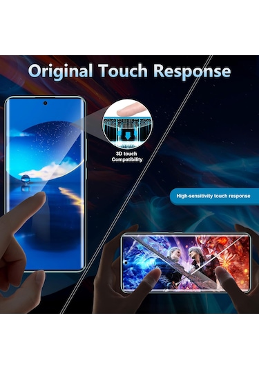 Xiaomi Redmi Note 14 Pro Plus Ekran Koruyucu Kırılmaz Cam Oval