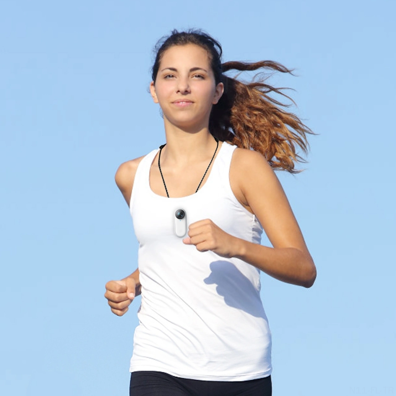 Lemestar Insta360 Go 3 Uyumlu Pu889w Hareket Kamerası Manyetik Boyun Asma Stantı - Göğüs Kamera Birinci Kişi Görüntüleme