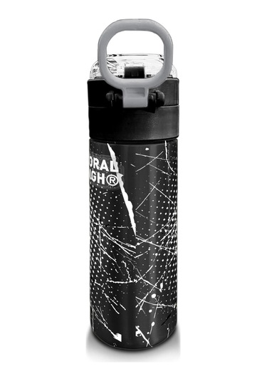 Coral High Kids Futbol Desenli Pipetli Ve Direkt İçim Çelik Termos 500 Ml 31816 Gümüş