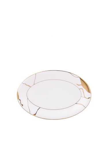 Jumbo Marble 12 Kişilik 61 Parça Bone Yemek Takımı