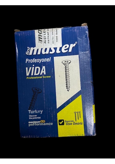 Master Alçıpan Vidası Matkap Uçlu 3.5 35mm 1000ad 3.5 x 35 MM