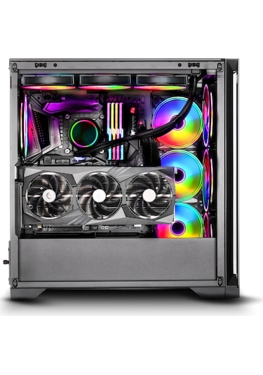 Griffin G9 Argb 2xusb3.0 1xusb3.1 1xtype-c Kumandalı Oyun Bilgisayar Kasası Psu Yok