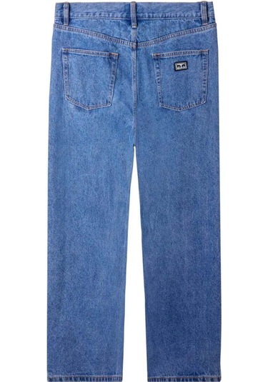 Obey Hardwork Denim - Erkekler Için Dayanıklı Ve Şık Kot Pantolon Mavi
