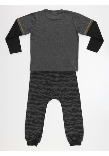 Denokids Mushi Spray Kamuflaj Erkek Çocuk Pantolon Takım Çok Renkli