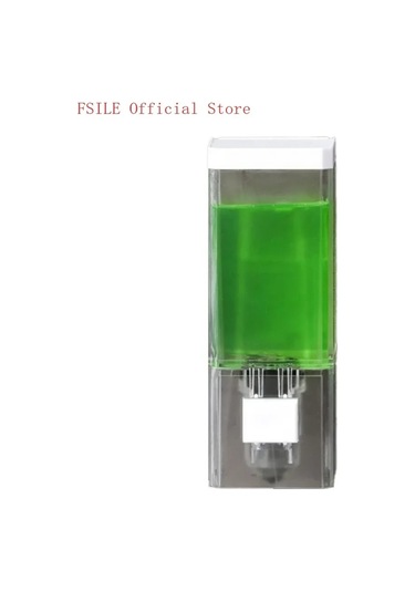 6x6x16.5cm-250ml Manuel Sabunluk Şeffaf Duvara Monte Banyo Temizleyici Şampuan Duş Jeli Konteyner Şişe