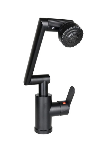 Siyah - 1080 Derece Dönebilen Çok Fonksiyonlu Musluk Batarya Ktx-3307 5365 Çok Renkli