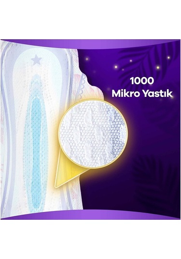 Platinum Gece Extra Hijyenik Ped 14 Adet Mega Gece Paketi