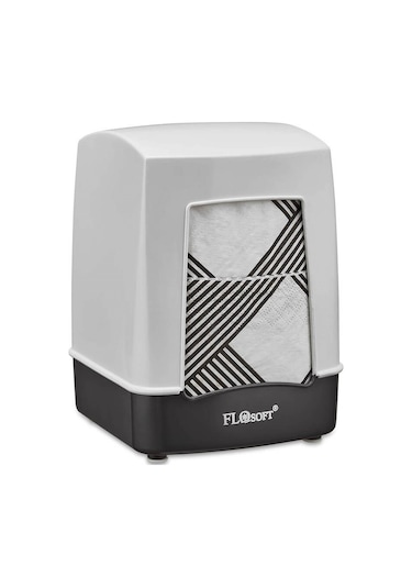 Flosoft Beyaz Dispanser Peçete Aparatı