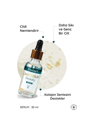 Derminix 24 K Gold Beauty Anti AgeSerum