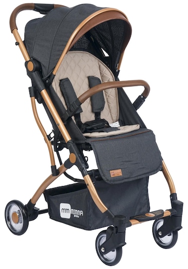 Mimma Baby Drone Kabin Bebek Arabası Gold Antrasit