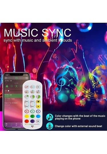 Novahub Usb Bluetooth Rgb Led Şerit Işıklar 1-8m, 5050 5v, Esnek, Tv Masaüstü Ekran Arka Işık, 3key-8m Çok Renkli Led Bant Fita Ev İçin Çok Renkli