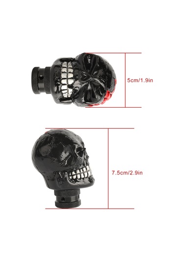 Gajeena Yüksek Kaliteli Manuel Vites Kolu - Kırmızı Başlı, Kolay Kurulum, 3 Adaptörlü 8mm,10mm,12mm , Otomatik Ve Manuel Araçlar İçin Uygun