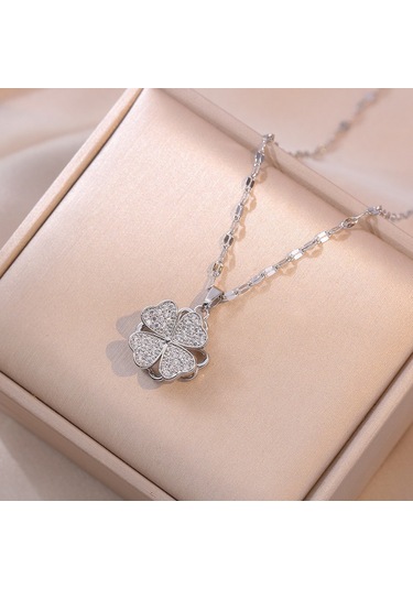 Bayan Kolye: Moda Estetiği Titanyum Çelik Kolye No.55 Çok REnkli