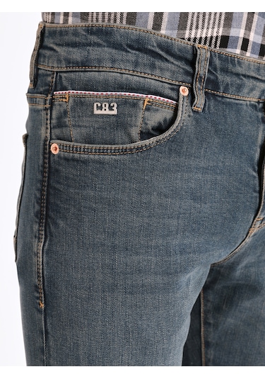 Colins 041 Danny Slim Fit Düşük Bel Düz Paça Erkek Jean Pantolon Cl1065241 001