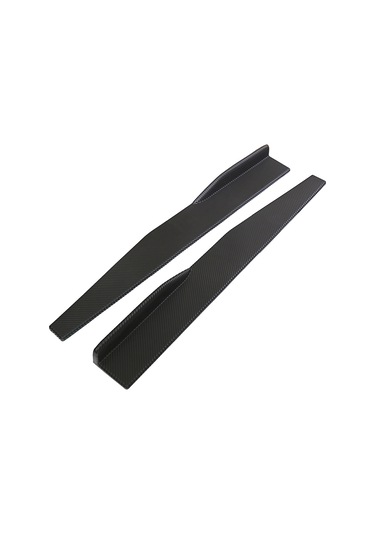 Padalink Evrensel Araç Yan Etek Takımı - Abs Malzeme, Karbon Fiber Görünüm, Spor Stil