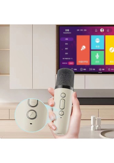 Teltree Taşınabilir Karaoke Makinesi: 2 Kablosuz Mikrofon, Bt Hoparlör, Bas/tiz Ayarı, Led Işık, Tf Kart, Usb Ve Aux Bağlantılı, Çocuklar Ve Yetişkinler İçin.