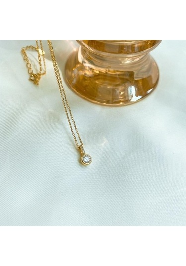 Novahub 925 Ayar Gümüş Aşk Tam Kolye Kadın Kore Klavikula Kolye Kişilik Tatlı Kalp Kolye Kolye - Gümüş Zirkon Detaylar Gümüş