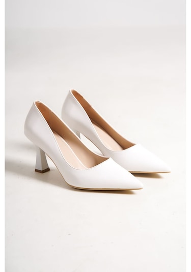 Alexandra Kadın Beyaz Stiletto Beyaz