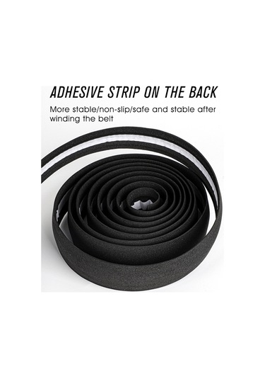 Cbtx Bisiklet Kendinden Yapışkanlı Köpük Gidon Bisiklet Kolu Bantı Siyah