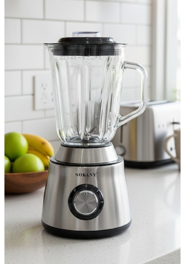 Sokany SK-155 350 W 1.5 LT Kristal Cam Hazneli Blender