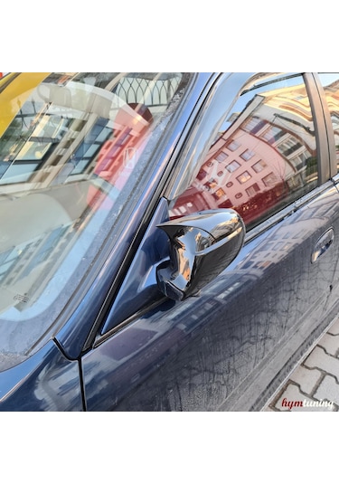 Honda Civic 1996 2000 Yarasa Ayna Kapağı - Parlak Siyah - Abs Plast