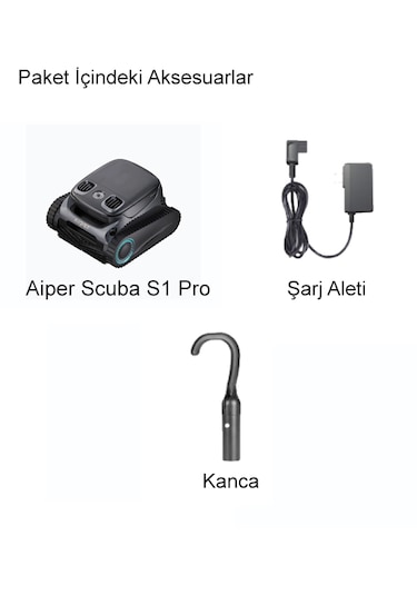 Aiper Scuba S1 Pro Kablosuz Havuz Temizleme Robotu