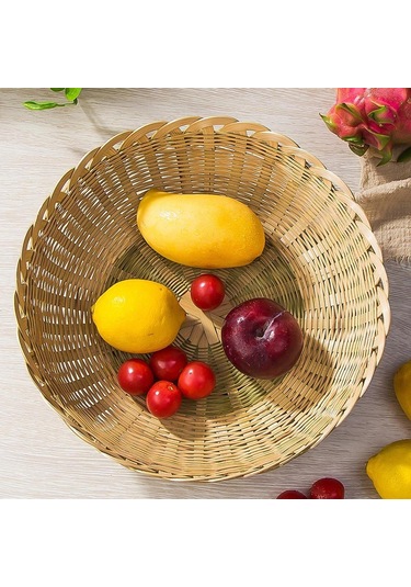 Suntek Bambu Ekmek Sepeti Masaüstü Organizatör Küçük