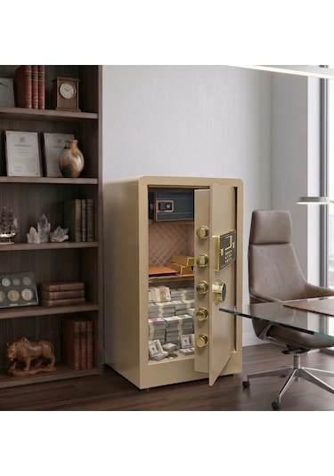 Closter Clp-70 Pro-gl Profesyonel Çelik Para Kasası 70 Cm Gold