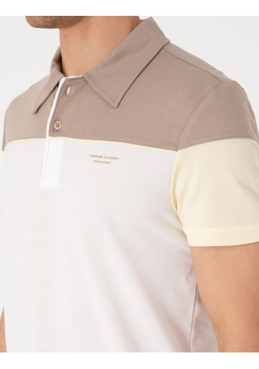 Pierre Cardin Erkek Ekru Tişört 50302642-vr019 Ekru
