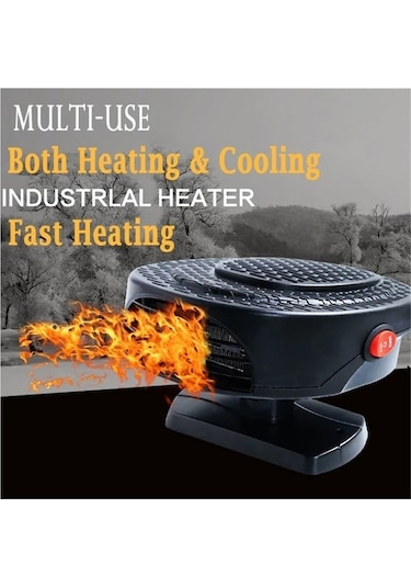Jialan 500w Araba Havalı Isıtıcı 12v Evrensel Kış Ön Cam Buz Kb