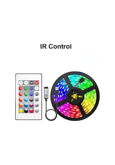 Novahub Rgb 5050 Dc 5v Led Işıklar Usb Led Şerit Işıklar Wifi Bluetooth 5050 Neon Rgb Dekorasyonu Ir Control 3m RGB
