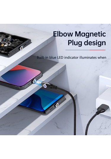 Floveme Manyetik Kablo Mikro Usb Kablosu Hızlı Şarj Mıknatıs Şarj Cihazı Usb Tip C Cep Telefonu Kablosu İphone Uyumlu X 12 Samsung Uyumlu Xiaomi