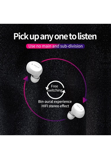 Jeemson Zealot T4 Tws Bluetooth 5.0 Spor Kulaklıkları, 300mah Şarj Kutusu, Stereo Ses, Mikrofonlu, Kablosuz, Hafif Tasarım, Siyah