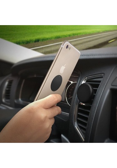 4 Adet Mat Siyah 40mm+45 65mm Cep Telefonu Tutucu Aksesuar Yaması