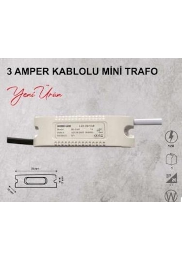 Hero 3 Amper 12v Mini Trafo