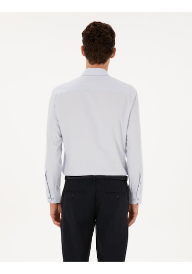 Pierre Cardin Erkek Gri Gömlek Desenli 50312330-vr024 Gri