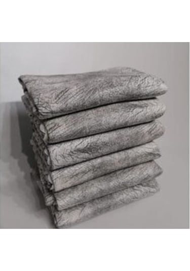 Koyu Gri Süngerli Damar Desenli Ve Parlak Koltuk Çekyat Örtüsü