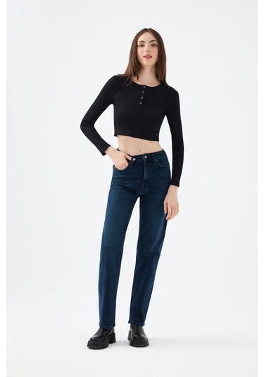 Loft Lf2040544 Kadın Carmen Jean Pantolon Blue Black Wash