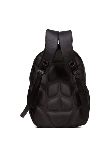 Newish Polo Suya Dayanıklı Unisex Siyah Laptop Notebook Bölmeli Sırt Çantası Okul Seyahat Spor - Unisex Siyah