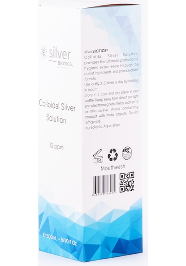 Gümüş Suyu 10 Ppm 500Ml Cam Şişe Hydrasense Kolloidal