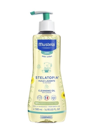 Mustela Stelatopia Bebek Temizleme Yağı 500 ML
