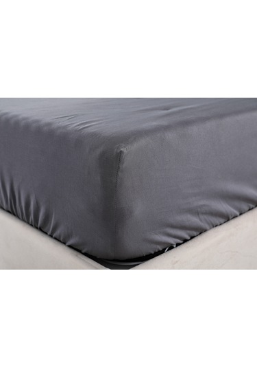 Doqu Home Colourful Fitted Çarşaf Tek Kişilik - Antrasit