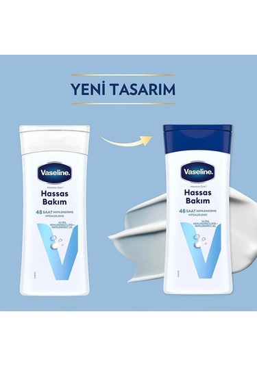 Vaseline Hassas Bakım Vücut Losyonu 200 ML