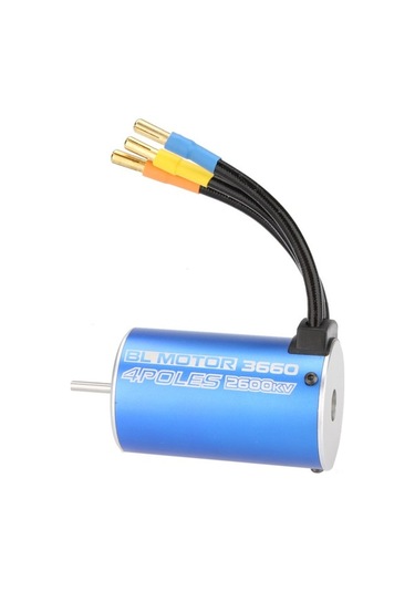 Ebitda Yüksek Performanslı 3660 4 Kutuplu 2600kv Fırçasız Rc Motor - 1/8 & 1/10 Araçlar İçin