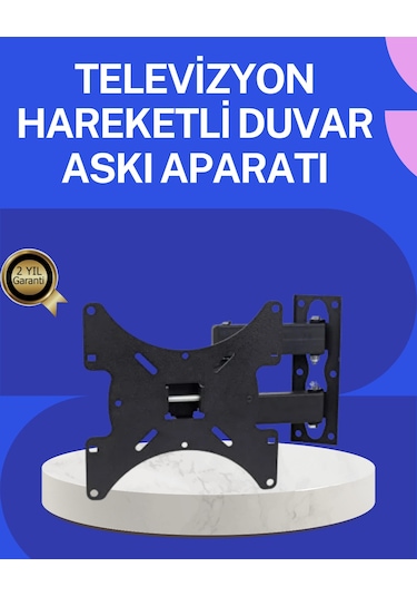 Led Lcd Tv Duvar Askı Aparatı Hareketli Döner