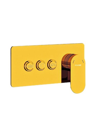 Fause Ankastre Banyo Bataryası Comfort 3 Yönlü Gold Kab103-3G Gold