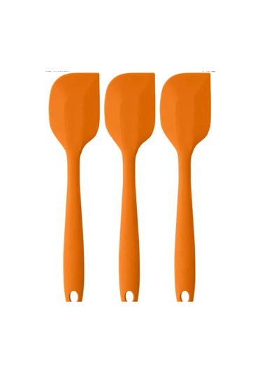 Pink Rose Yanmaz Yapışmaz Silikon Yassı Spatula ,Hamur Sıyırıcı 3