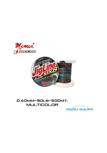 Momoi Jigline Mx8 0.40Mm 500Mt. Multicolor Ip Misina