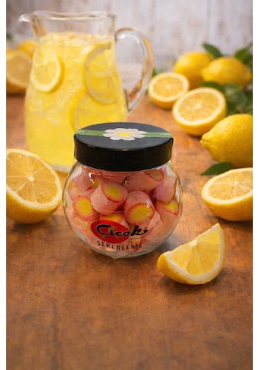 Çiçek Şekerleme Limonlu Akide Şekeri -100gr